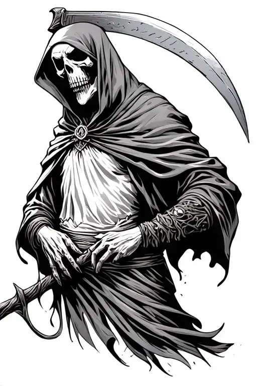 Grim Reaper With Scythe