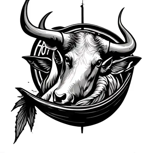 Taurus Zodiac Sign Canabis Fishing Boat