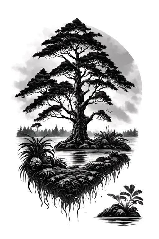 Forest Jungle And Water