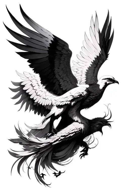 Naturalistic Battle Angel & Phoenix