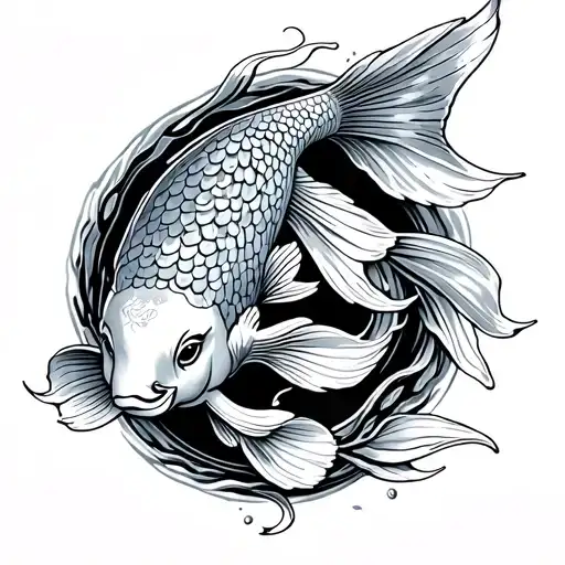 Koi Fish With Ganesha Inside