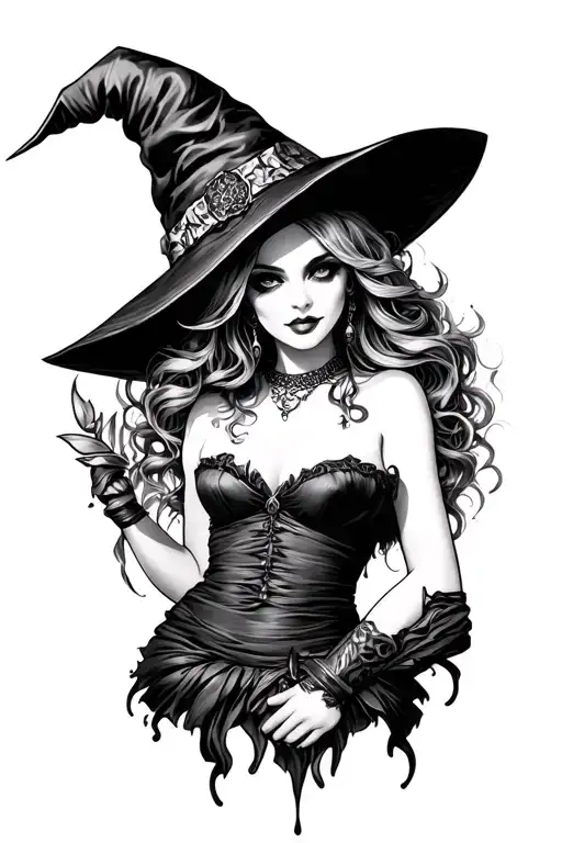 Witch Pin Up Style