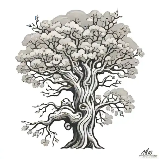 Representing Four Generations Of Warner On A Tree