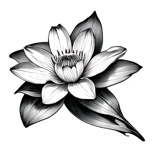 Daffodil And Water Lily