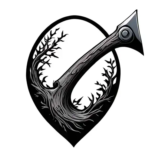 Axe Handle Turn Into Tree Growing