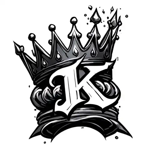 Crown K Graffiti