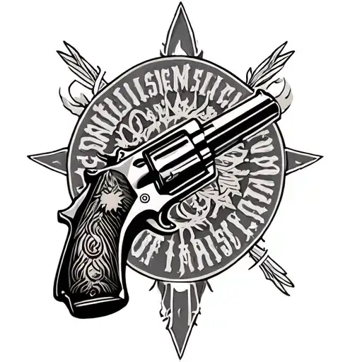 Stoicism Western Gun