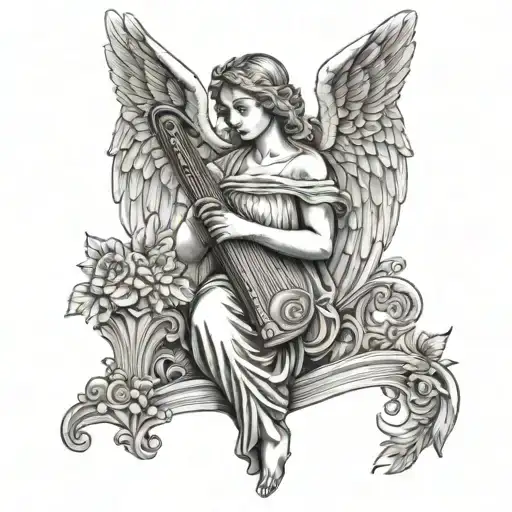 Angel With A Harp