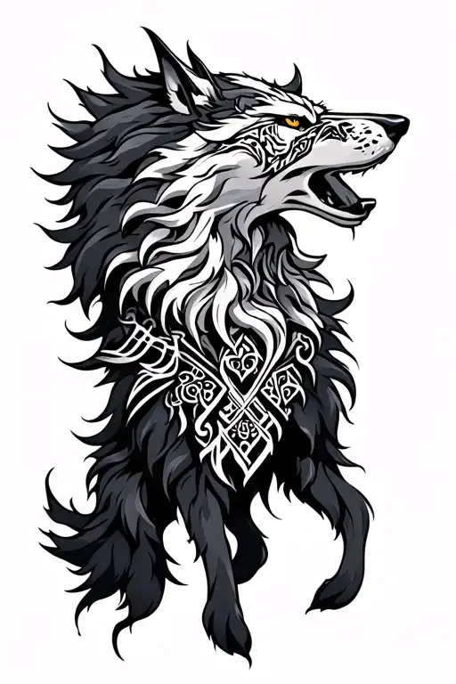 Nordic Skoll And Hati