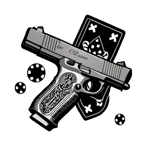 Glock And Casino Chip