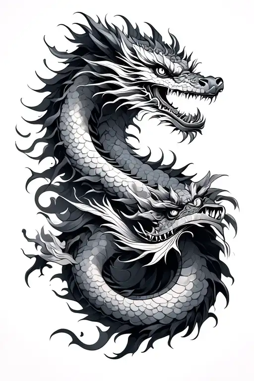 Asian Dragon Wrapped