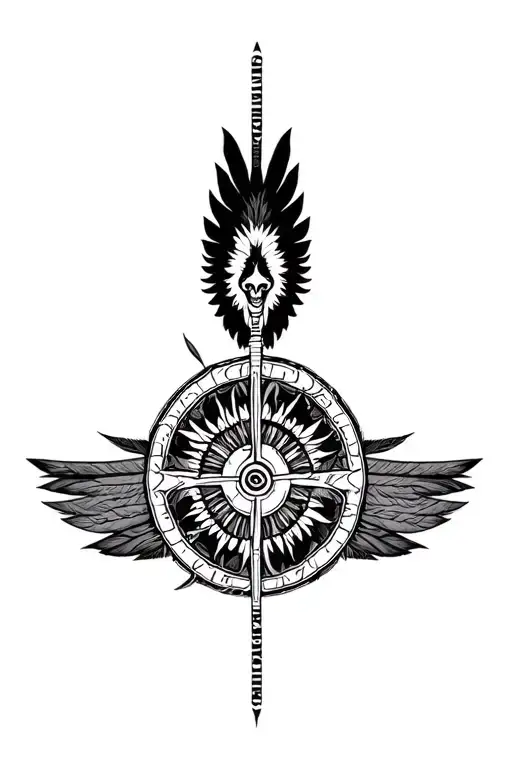 Cherokee Indian Medicine Wheel With Animals