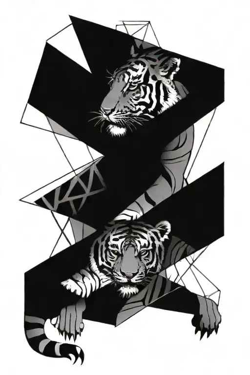 Geometric Tiger Emerging