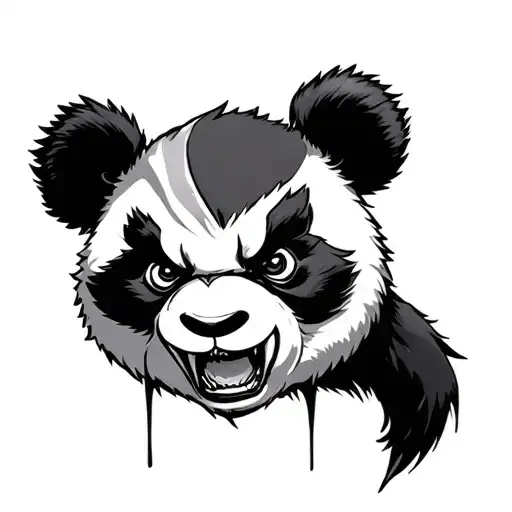 Panda Demon Anger