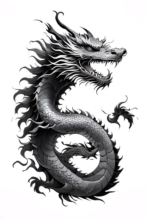 Chinese Dragon Wrapped