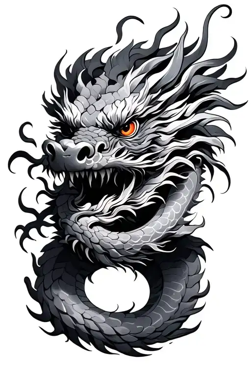 Chinese Dragon Wrapped