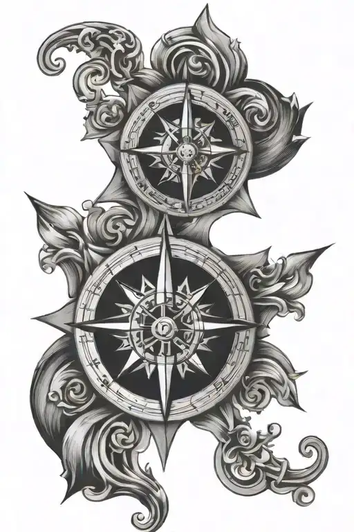 Compass Rose Intertwined