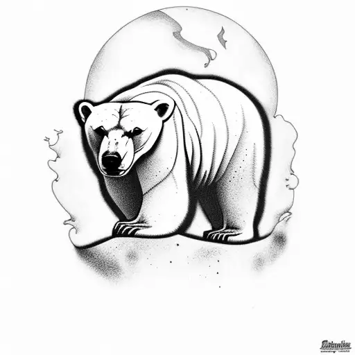 Polar Bear Smoking Weed
