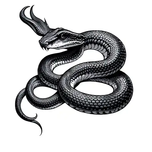 Devil Snake Slithering
