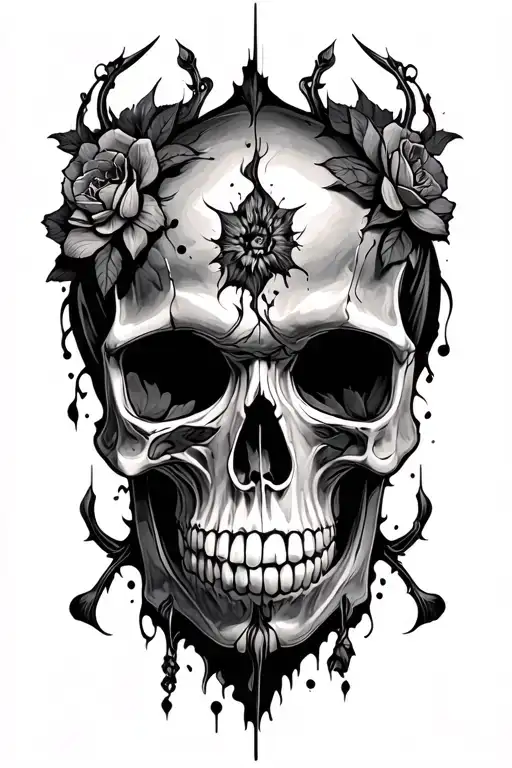 Skull Mysterious And Dark