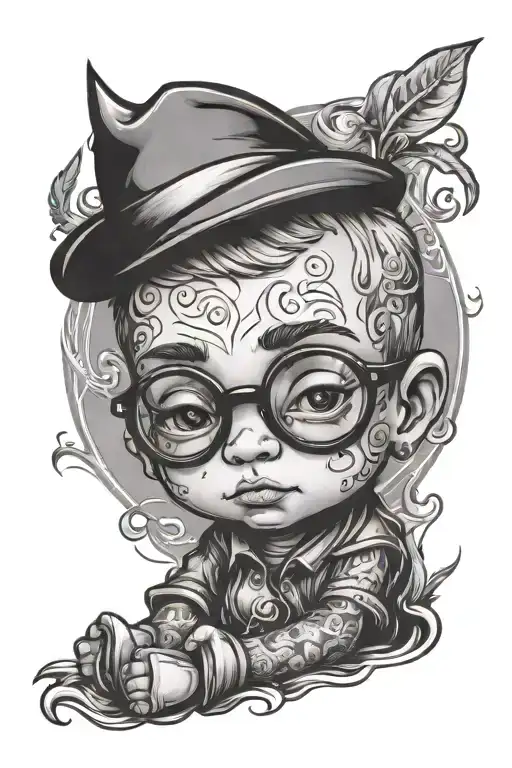 Cute Chilling Little Man