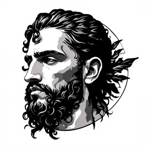 Greek Aesthetic Tattoo Men