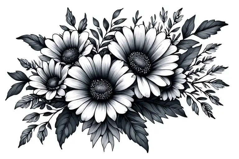 April May December Birth Flower Bouquet