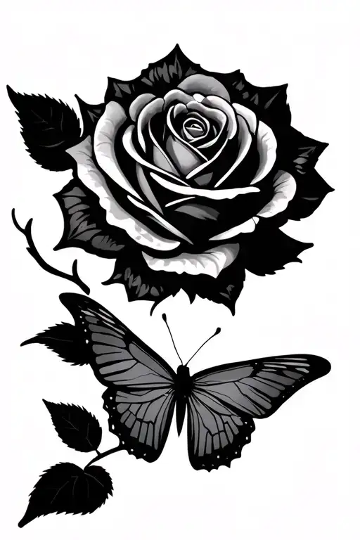 Rose Butterfly
