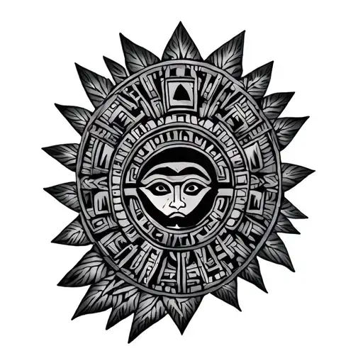 Aztec Tattoo Design