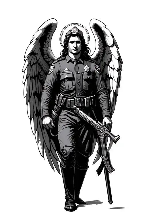 Saint Michael Archangel Police Officer