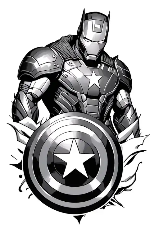 Ironman Thor Hammer Captain America Shield