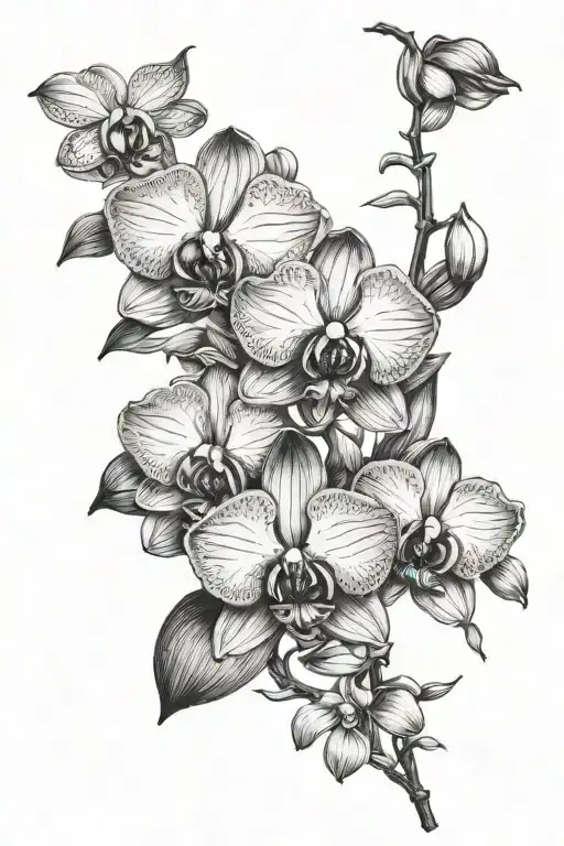Orchid With Letter S