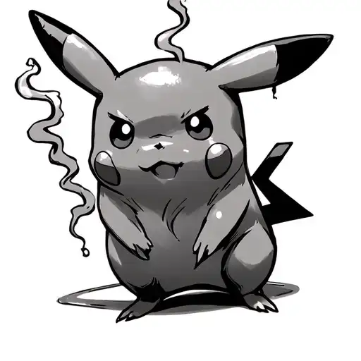 Pokemon Pikachu Smoking Crack