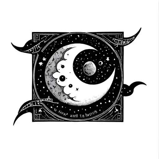 Sun And Moon Tarot Style