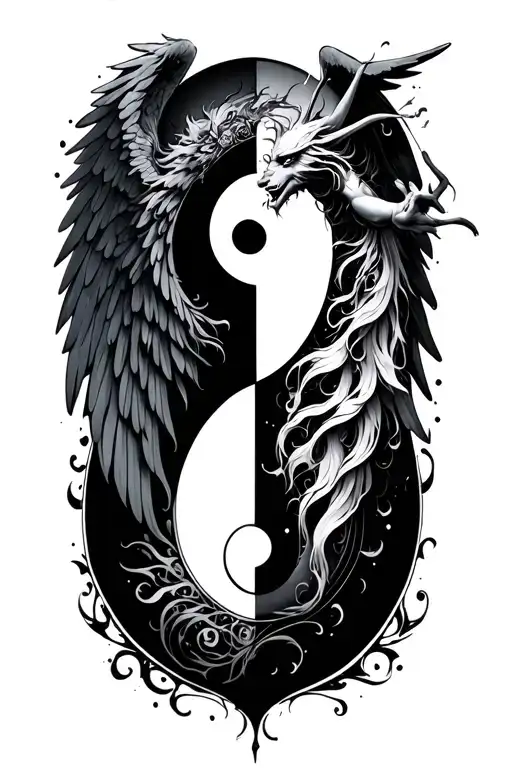 Angel Demon Yin Yang