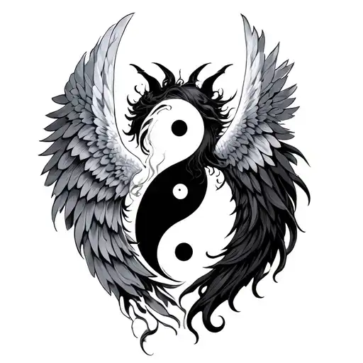 Angel Demon Yin Yang