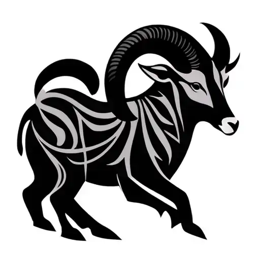 Side View Tribal Aries