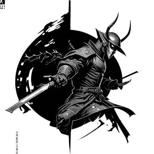 Futuristic Ronin Warrior