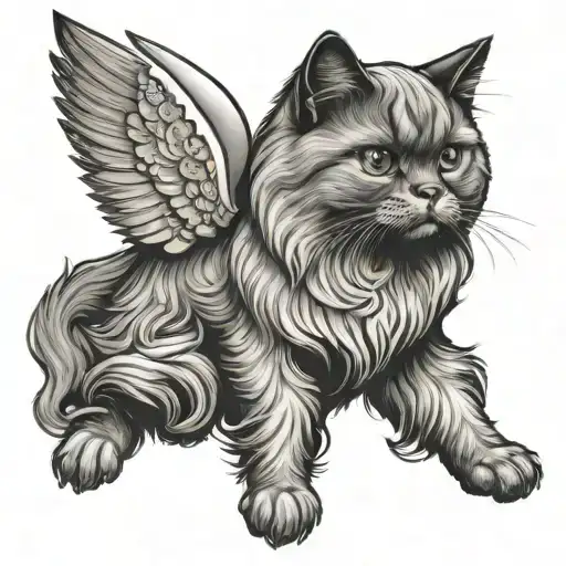 Persian Cat Angel