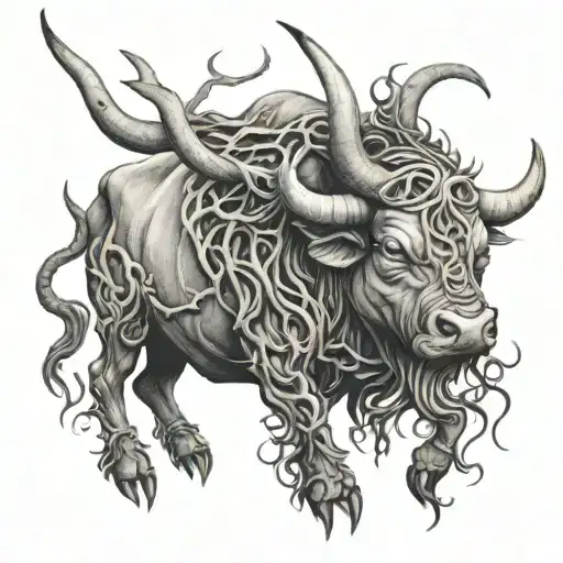 Roots Creating A Bull