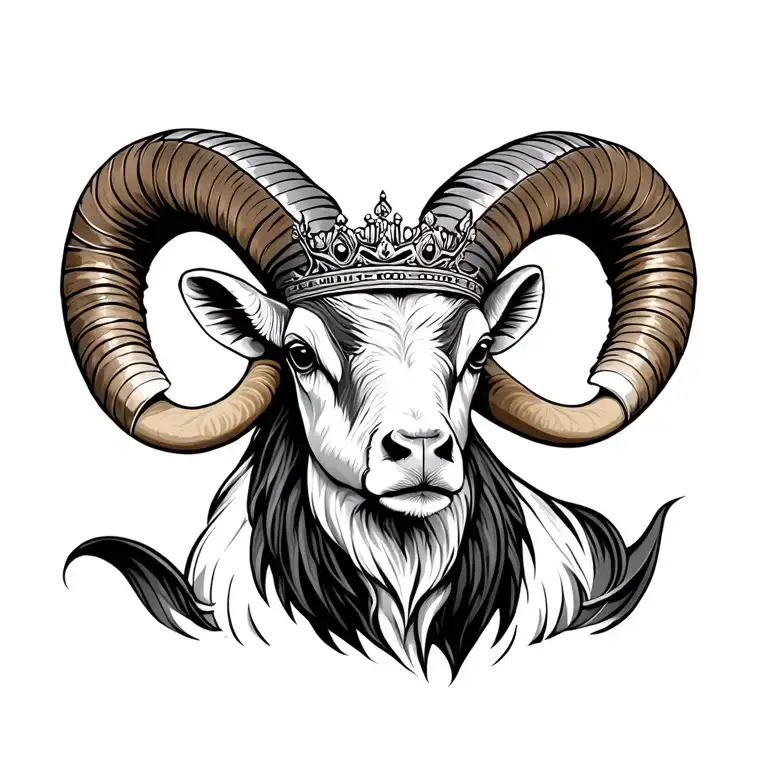 Ram With Crown