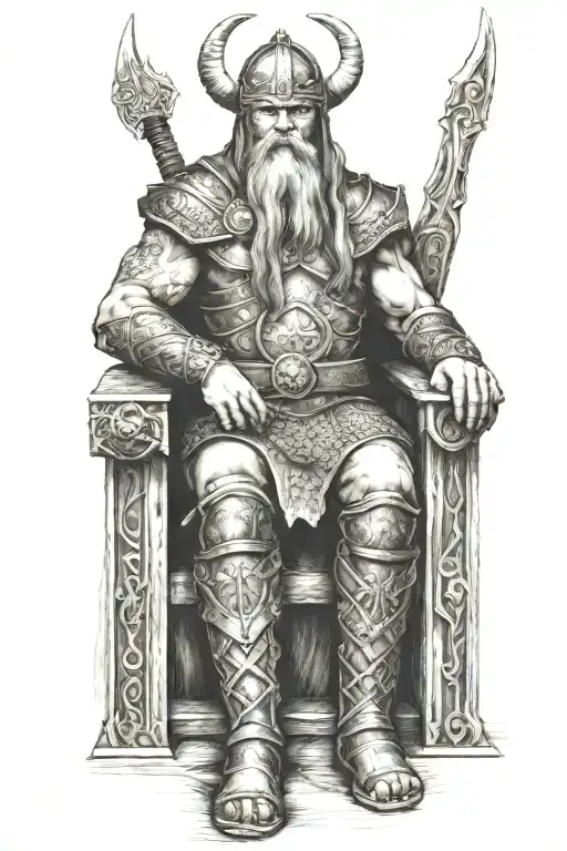 Let's Defend The Viking Warrior Throne Standing