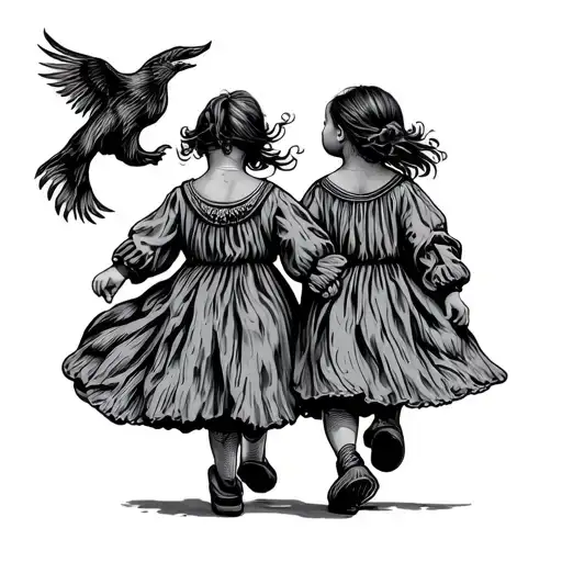 Gemini Sign Kentucky Two Children Walking