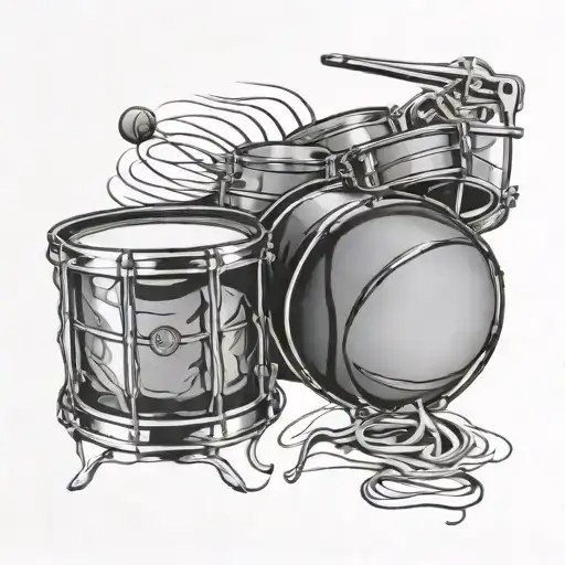 3D Basketball In Snare Drum