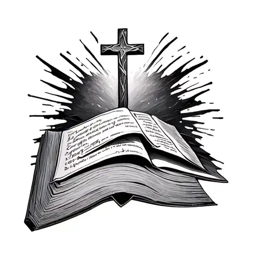 Cross And Bible Verse