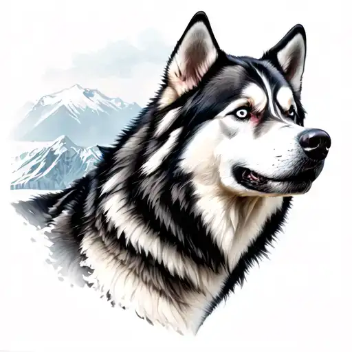 Husky Montagne