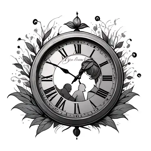 Couples Clock To Represent The Time They Spent Together