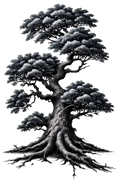 Family Tree With Names Written