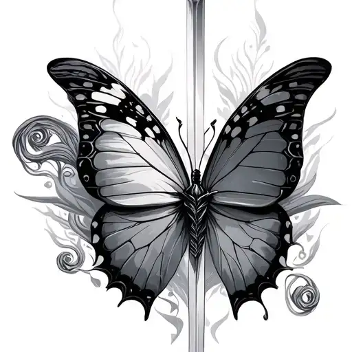 Butterfly Sword Piercing