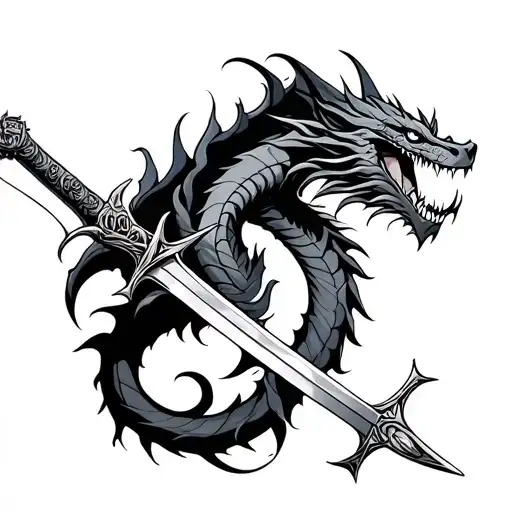 Dragon And Sword